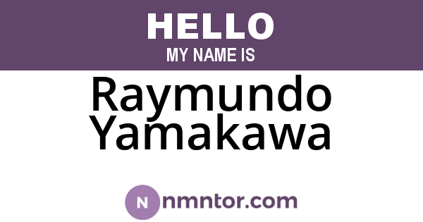 Raymundo Yamakawa
