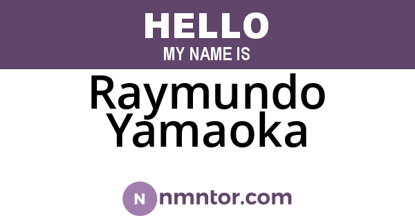 Raymundo Yamaoka