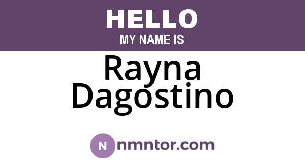 Rayna Dagostino