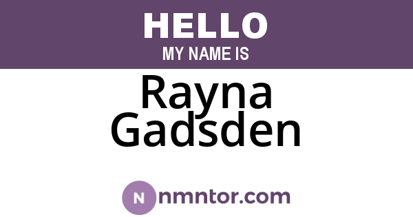 Rayna Gadsden