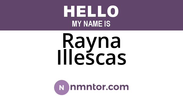 Rayna Illescas