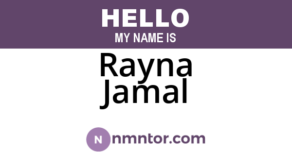 Rayna Jamal