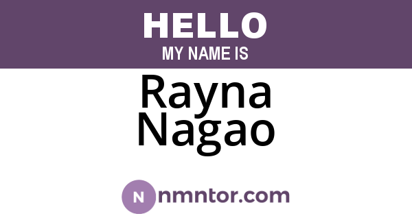 Rayna Nagao