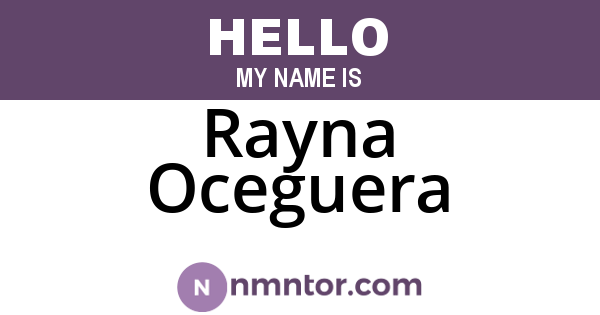 Rayna Oceguera