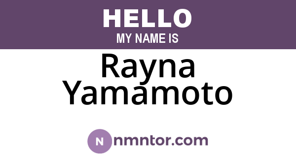Rayna Yamamoto