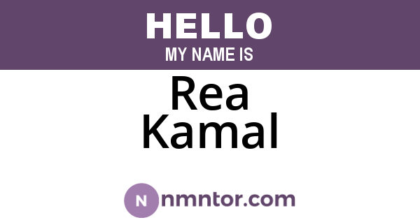 Rea Kamal