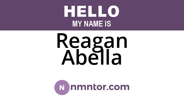 Reagan Abella