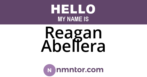 Reagan Abellera