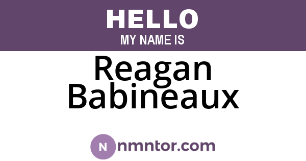 Reagan Babineaux