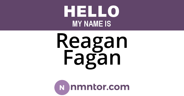 Reagan Fagan