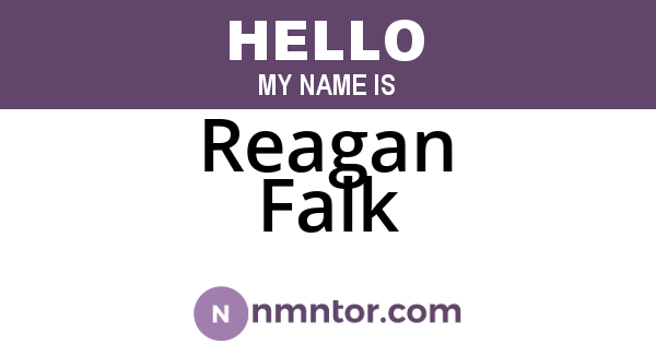 Reagan Falk