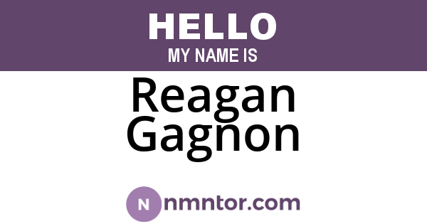 Reagan Gagnon