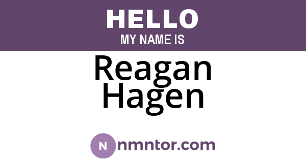 Reagan Hagen