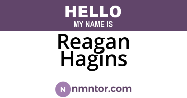Reagan Hagins