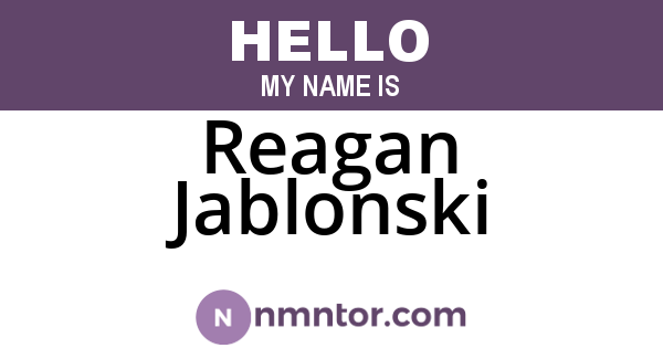 Reagan Jablonski