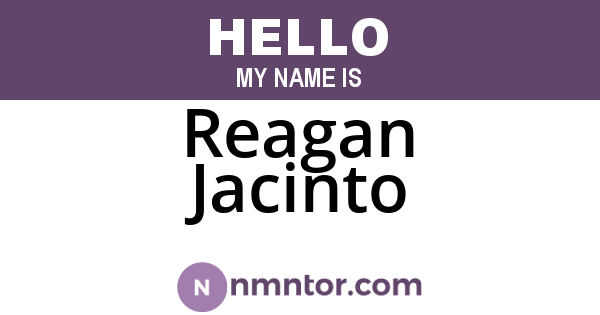Reagan Jacinto