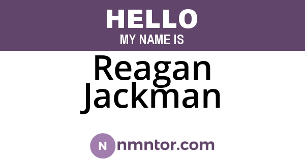 Reagan Jackman
