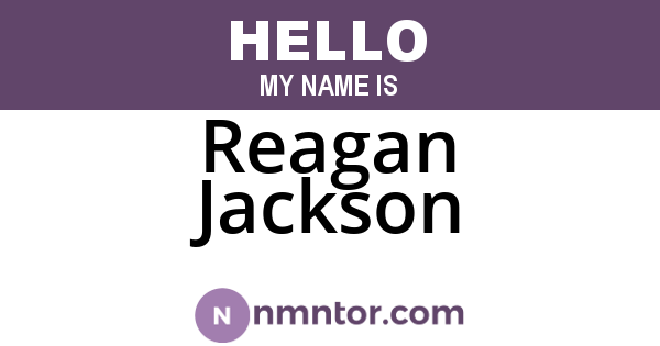 Reagan Jackson