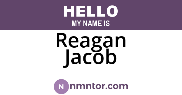 Reagan Jacob