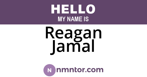 Reagan Jamal