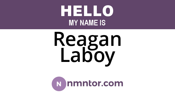 Reagan Laboy