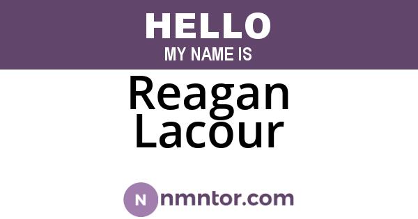 Reagan Lacour