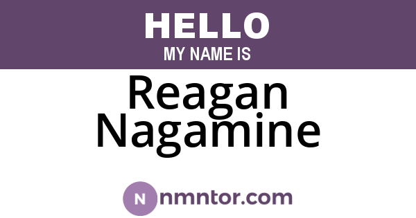 Reagan Nagamine