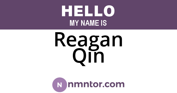 Reagan Qin