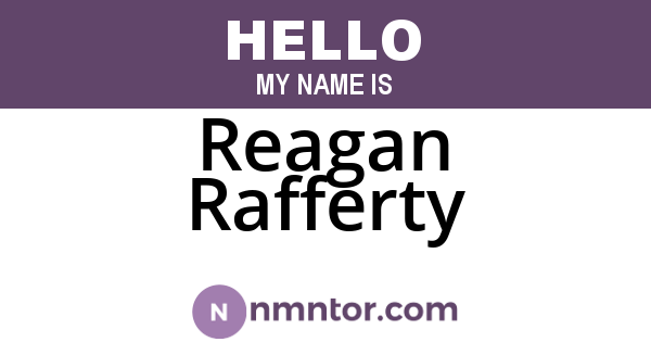 Reagan Rafferty
