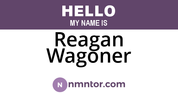 Reagan Wagoner