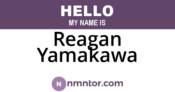 Reagan Yamakawa