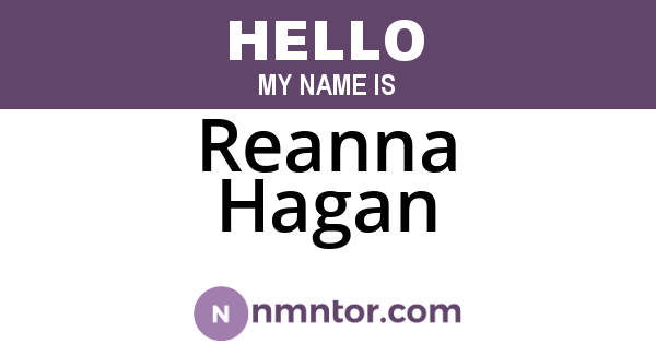 Reanna Hagan