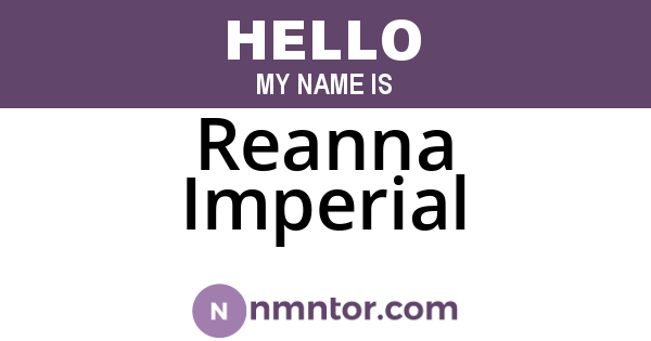 Reanna Imperial
