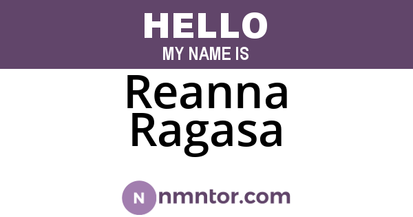 Reanna Ragasa