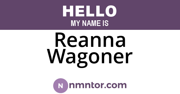 Reanna Wagoner