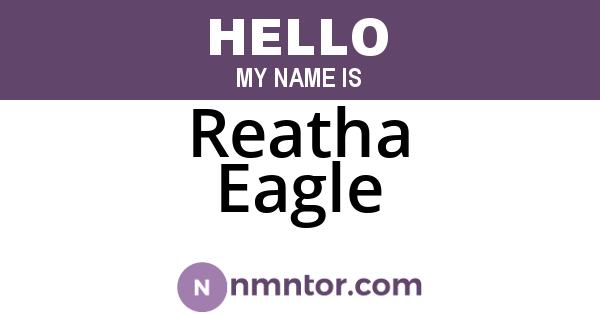 Reatha Eagle