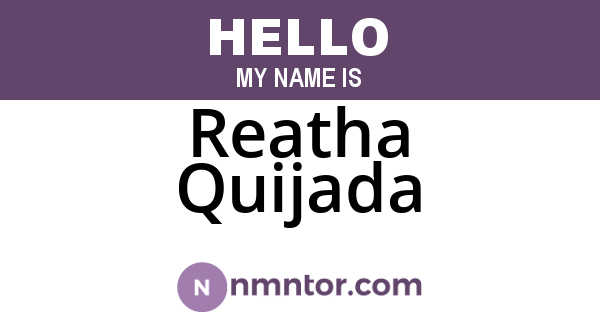 Reatha Quijada