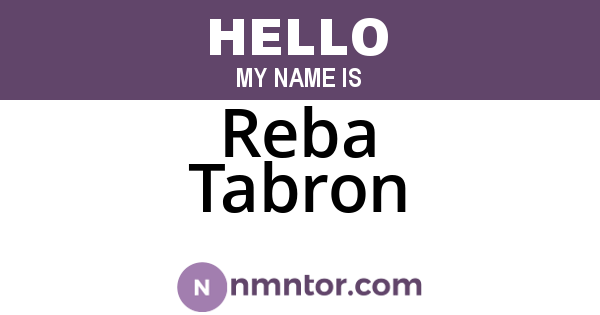 Reba Tabron