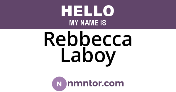 Rebbecca Laboy
