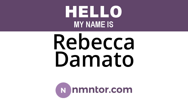 Rebecca Damato