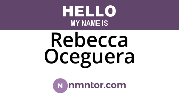 Rebecca Oceguera