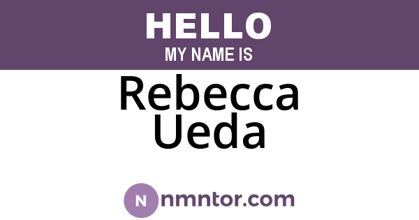 Rebecca Ueda
