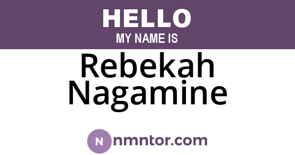 Rebekah Nagamine