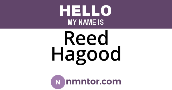 Reed Hagood