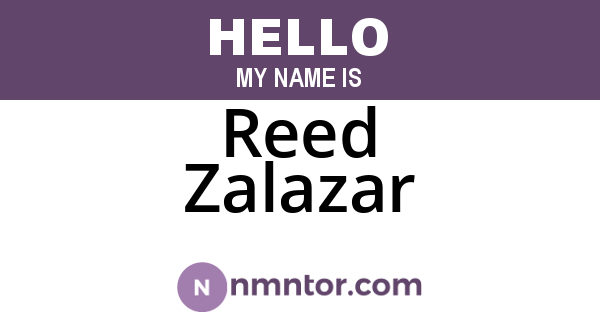 Reed Zalazar