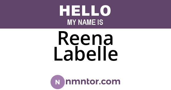 Reena Labelle