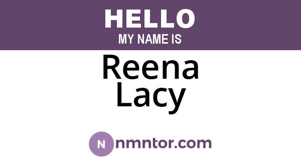 Reena Lacy