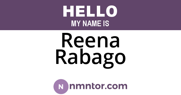 Reena Rabago