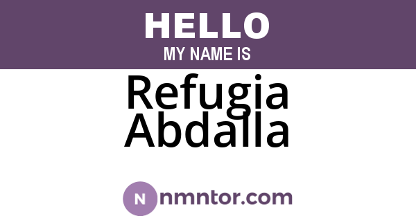 Refugia Abdalla