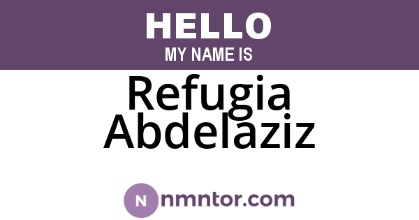 Refugia Abdelaziz